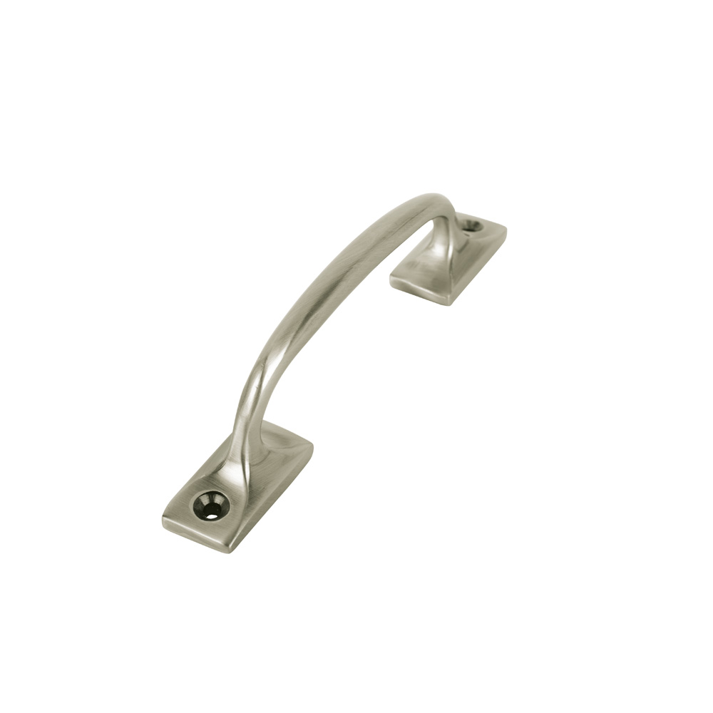 Sash Heritage Shaped Sash Handle (129mm) - Satin Nickel